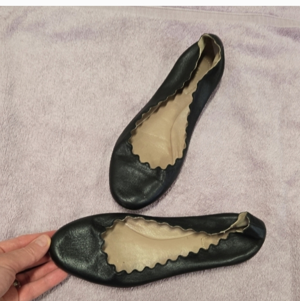 Chloe leather shoes size 35.